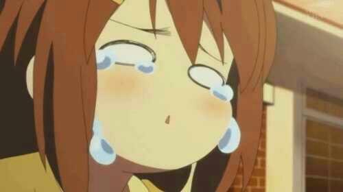 M little sister was crying and she fell asleep on me, should I move her or no?