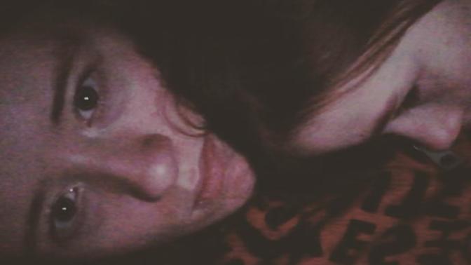 M little sister was crying and she fell asleep on me, should I move her or no?