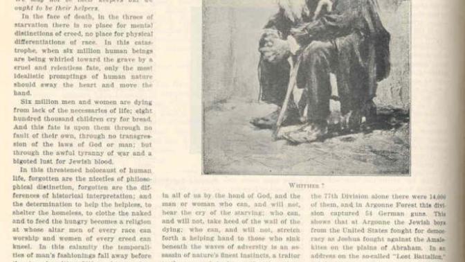 Holocaust of 6 million Jews in 1919?
