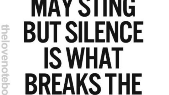 Have you given or received the silent treatment?