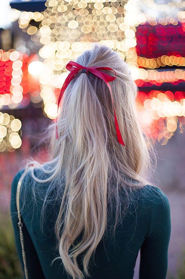 Is wearing a ribbon in your hair childish?
