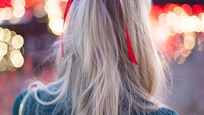 Is wearing a ribbon in your hair childish?