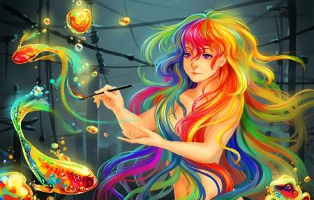 Girls, if you were a mermaid, what hair color would you have?