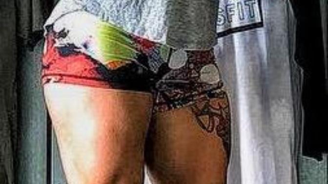 Hows her body look compared to most girls? Just thick or hulk-level jacked?