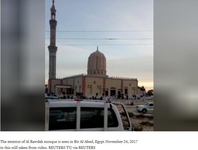 Militants kill more than 230 at Sinai mosque in Egypt's.Do you still think ISIS are Muslims ? knowing that muslims are being killed too?