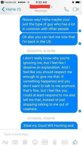 How do you deal with ghosting??