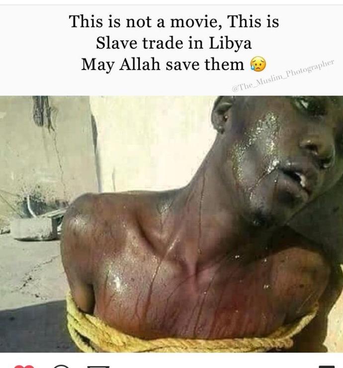 Your thoughts on slavery in Libya?