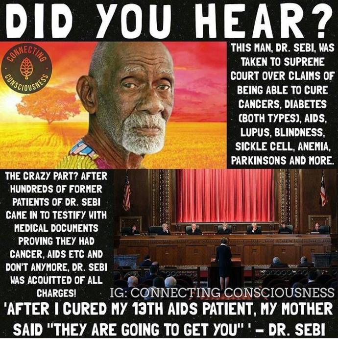 Why do people get mad about dr sebi?