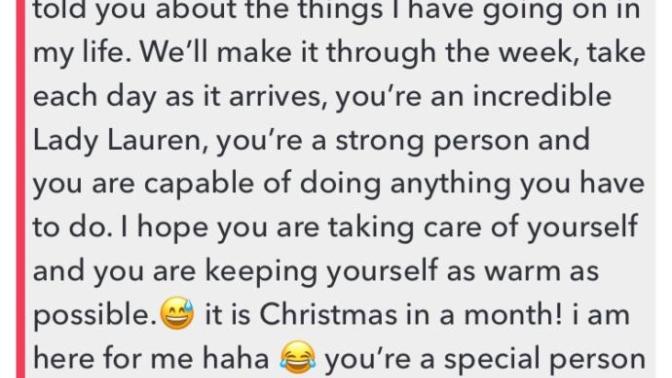 How good was this paragraph of reassurance?
