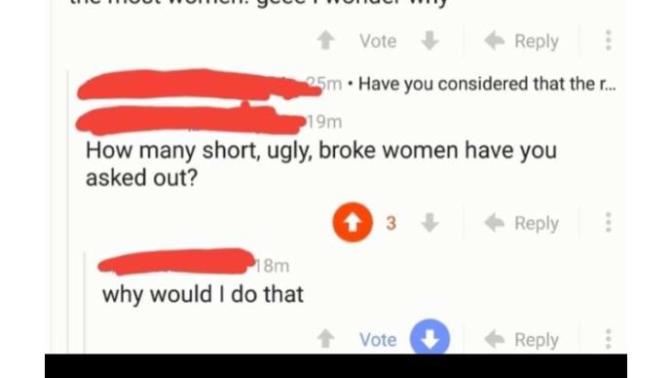 Why do guys expect to date pretty girls even if they’re ugly themselves?
