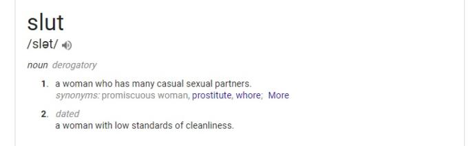 Ladies what would bother you the most, being called/labeled a whore or a slut?