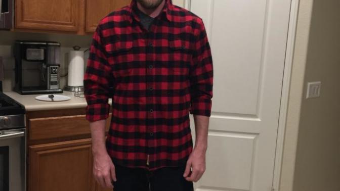 My brother has a date tomorrow. Which outfit should he wear?