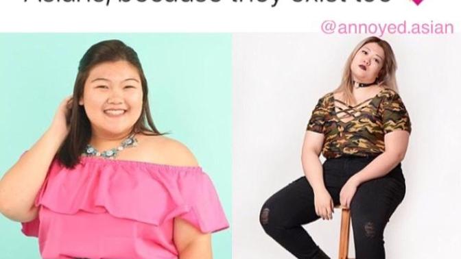 What do you think of this? Fat acceptance for Asian girls?