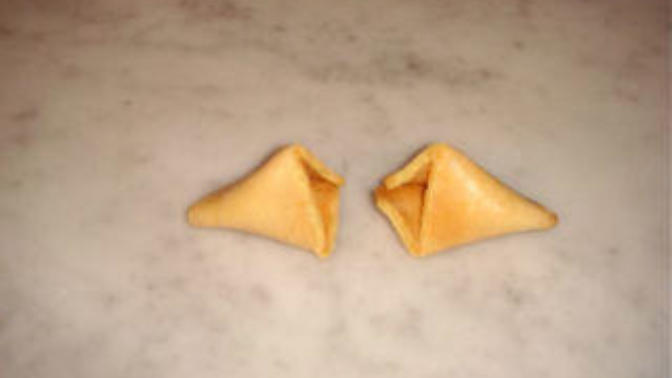 How would you react if you opened up a fortune cookie and there was no fortune inside?
