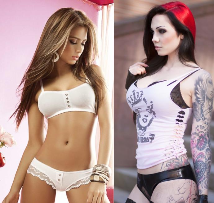 Who is prettier? Latina vs goth?