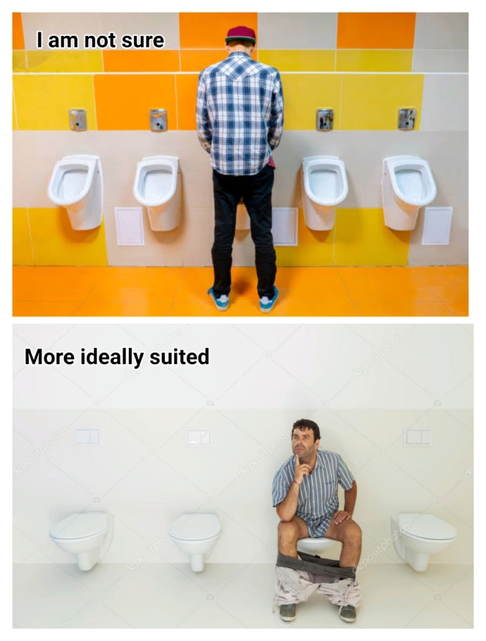 Why would like girls to pee in urinal?
