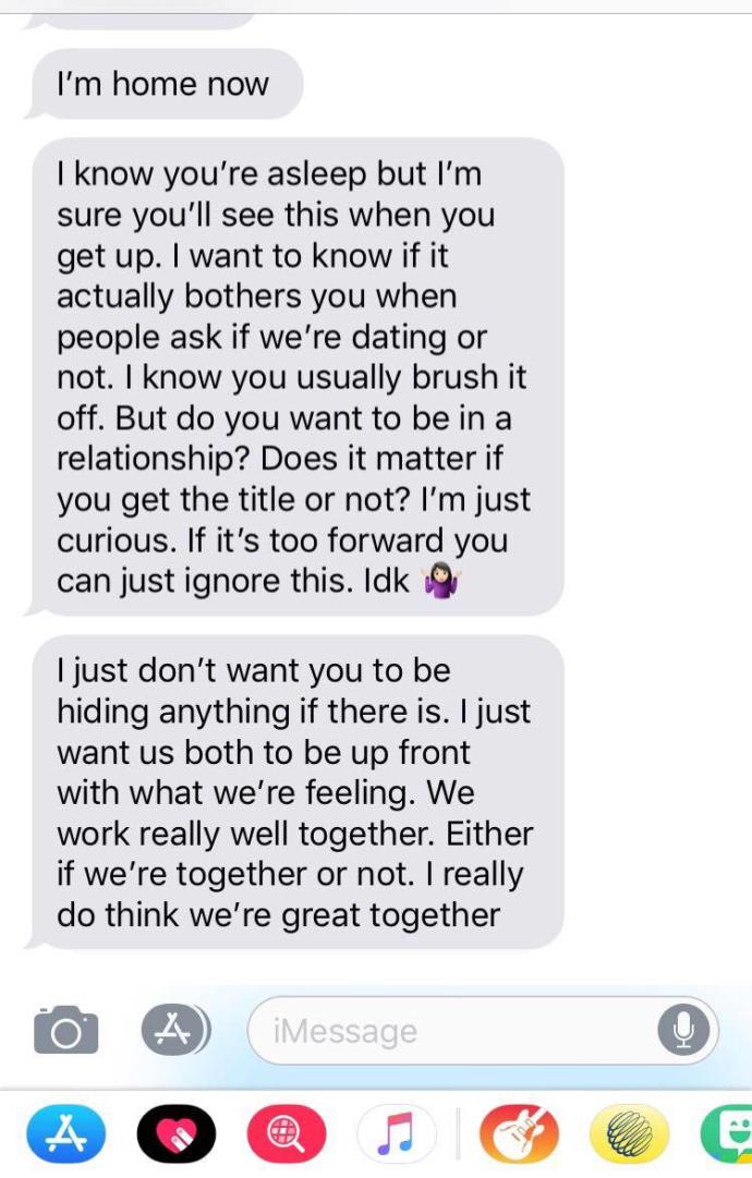 GUYS/GIRLS: What does this text message say to you? What would this make you think?
