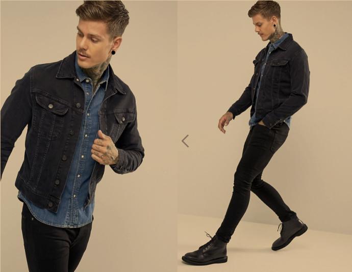 Girls, Do you like this black denim jacket (on men)?