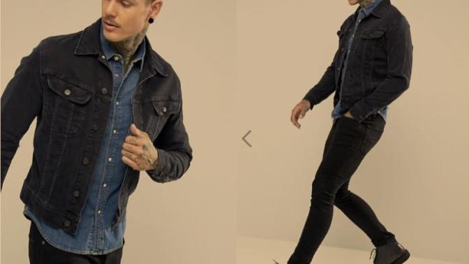 Girls, Do you like this black denim jacket (on men)?