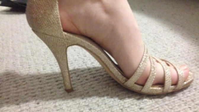 Space between my arch and high heel help?