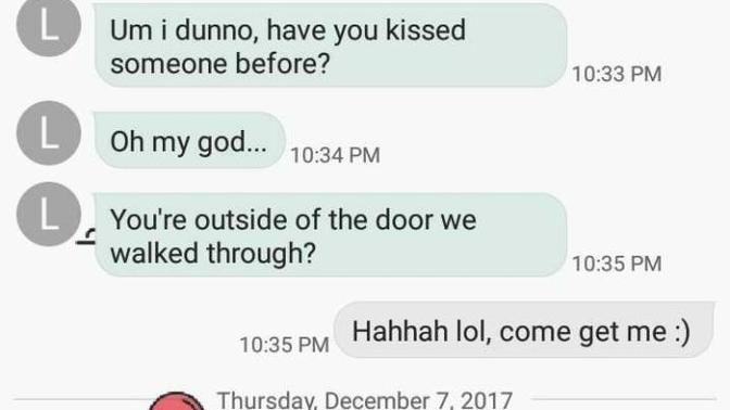 What does it mean a girl backs away from kissing you on the first date?