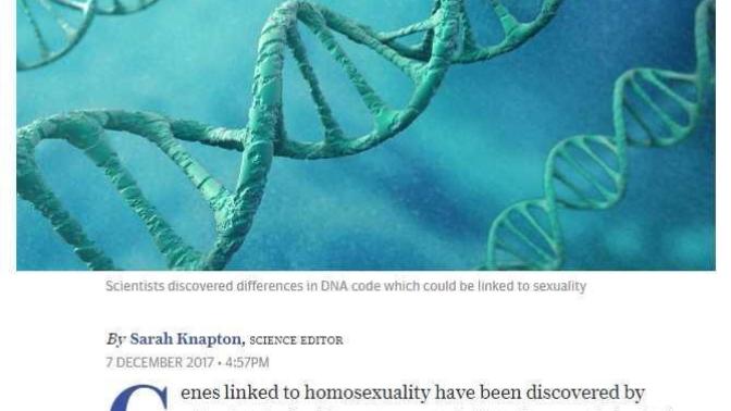 Scientists discovered genes linked to homosexuality. Thoughts?