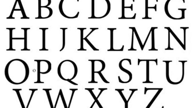 Which alphabet is easiest and hardest?