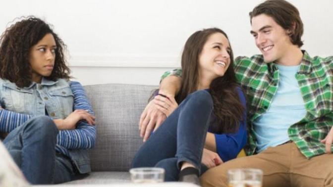 I live with my Bestfriend, but her boyfriend hates that I live here, what do I do?