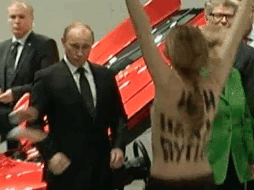 What do you think of feminists getting naked in public all the time?