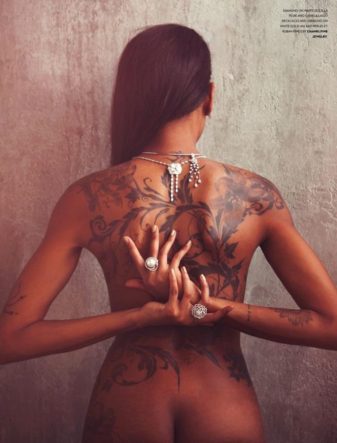 Not that I have any, but out of curiosity... What do you think of tattoo's on dark skinned black girls?