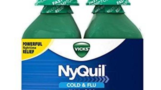 Took some NyQuil and was late to work because it knocked me out. What in this stuff?