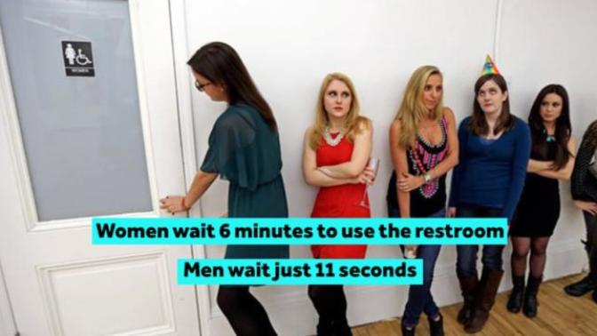Girls, have you ever tried to use a urinal?