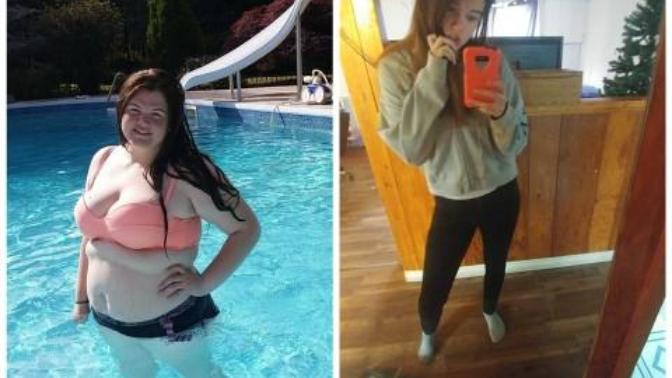 Before & after weight loss , opinions on my one year transformation?
