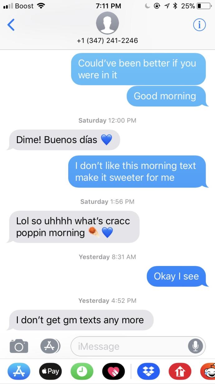 What is his mentality about me?