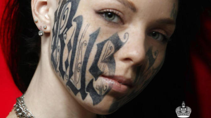 What do you think about face tattoos AND what do you think about tattooing the name of your partner?