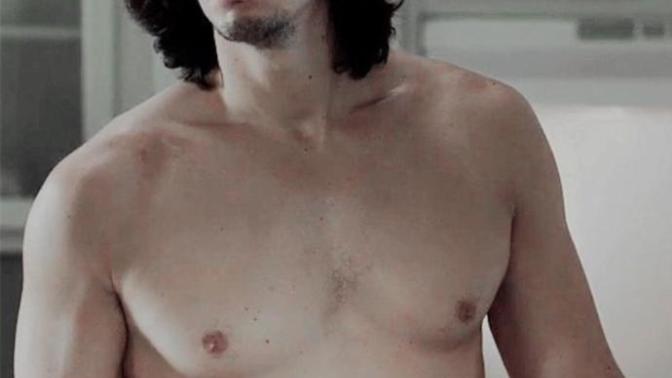 This is Adam Driver, he plays Kylo Ren in Star Wars, do you find him hot or attractive in anyway?