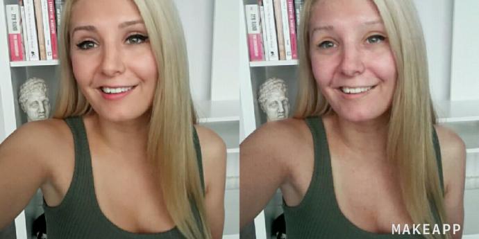 Do you look better with or without make-up?