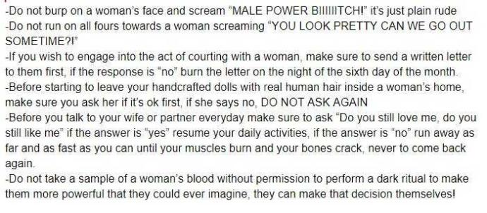 What are your most important rules when going on a date?