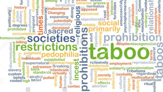 What do you think actually makes "taboo subjects" socially unacceptable in the first place? What makes once socially acceptable things become "taboo"?