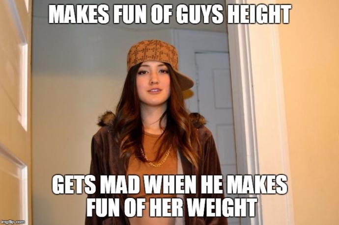 Why do women hate when they are rejected for being fat but have height requirements?