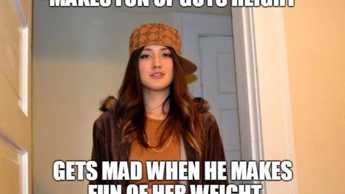 Why do women hate when they are rejected for being fat but have height requirements?