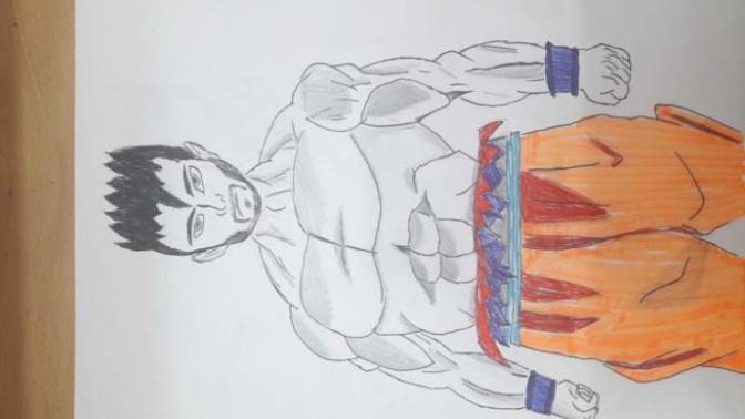 How is my drawing this is just a future version of me when I get buffed currently due to Studies im fat. What do guys think do I look good ( future) ?