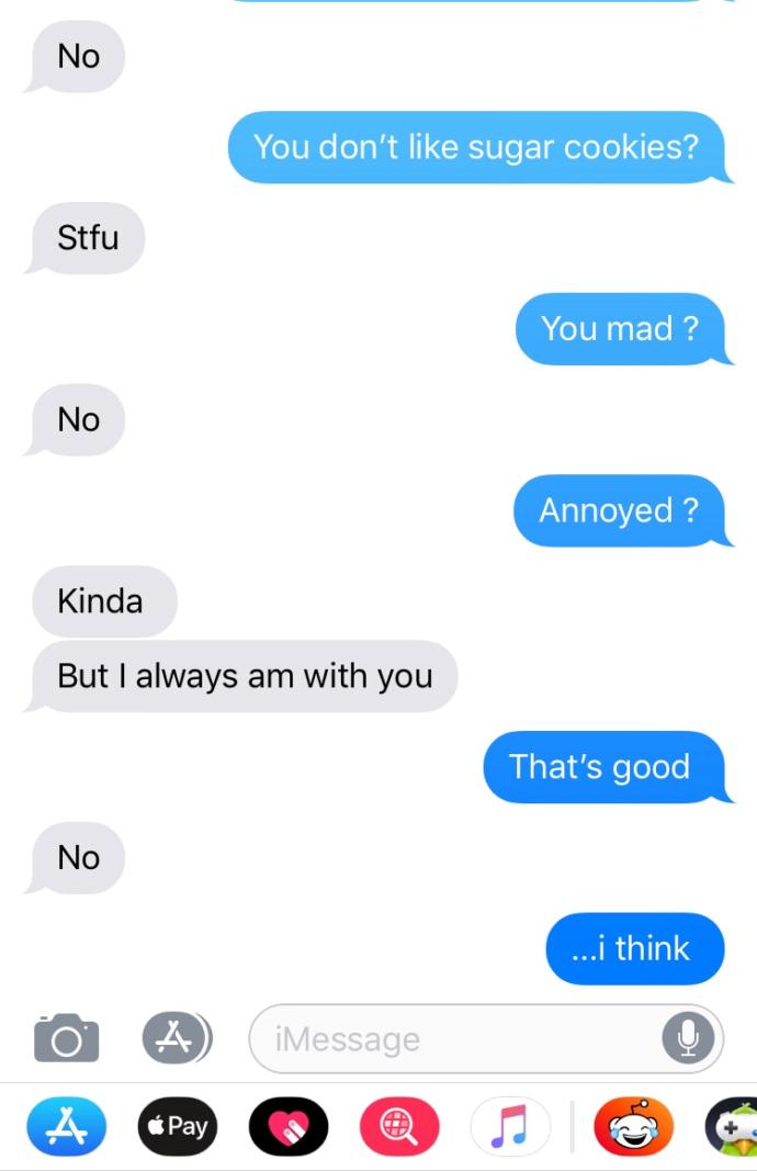 What do you think of this exchange?