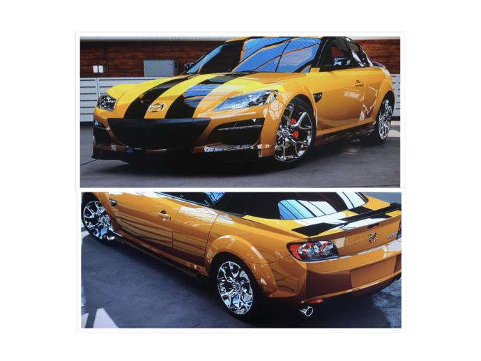 Which of these 8 customized cars look the most decent?