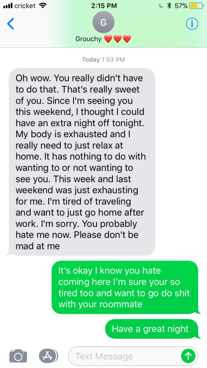 Was I being rude?