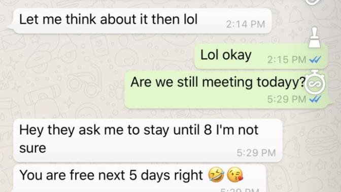 Why do guys always do this to me?