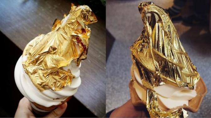 Would you eat food that has gold in/on it?