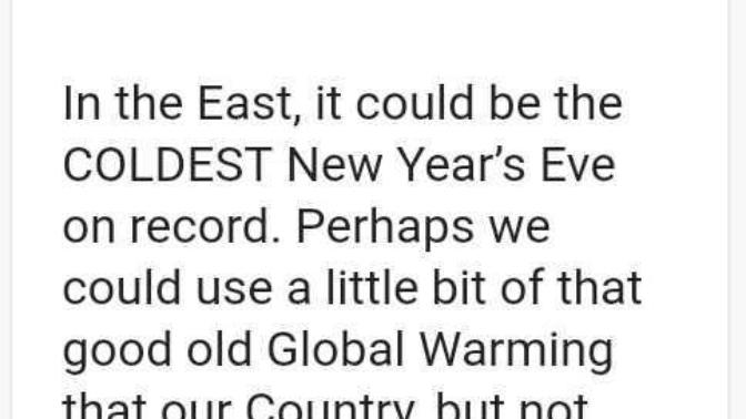 Do you understand "Global Warming"? If so, can you explain it?