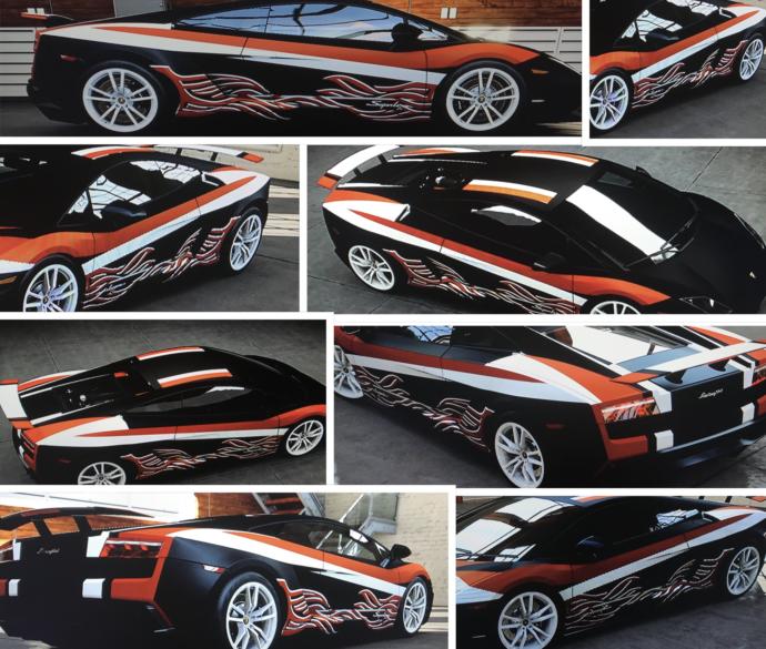 Based off the poll, Which colors/names go best with this Lambo Gallardo i customized?