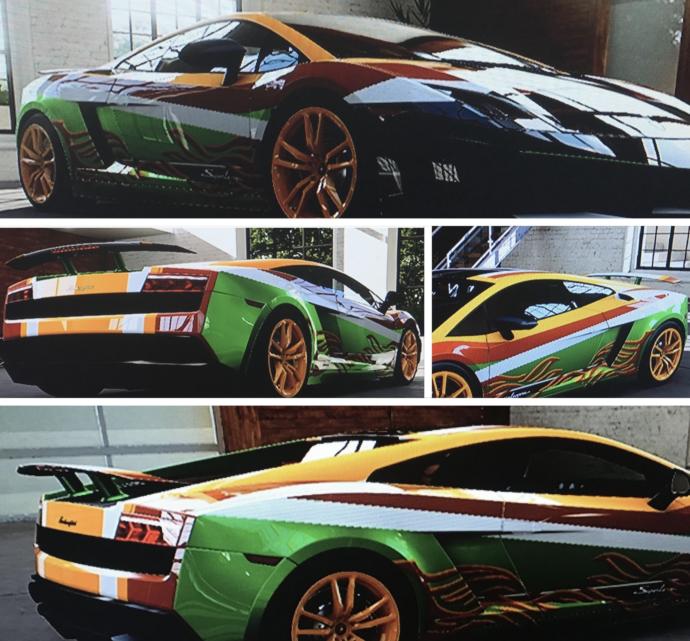 Based off the poll, Which colors/names go best with this Lambo Gallardo i customized?